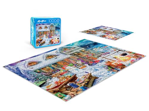 Buffalo Games Aimee Stewart Winterland Fun Rompecabezas de 1000 Piezas para Adultos con Estuche Metálico Coleccionable y Póster a Color Referencial miniatura 4