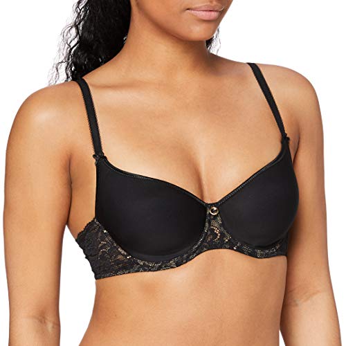 Aubade Women's Rosessence Spacer T-Shirt Bra, black, 32F Aubade Women's Rosessence Spacer T-Shirt Bra, black, 32F