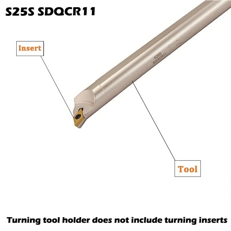 Portaherramientas para Torno CNC S16Q SDQCR07 Derecho miniatura 3