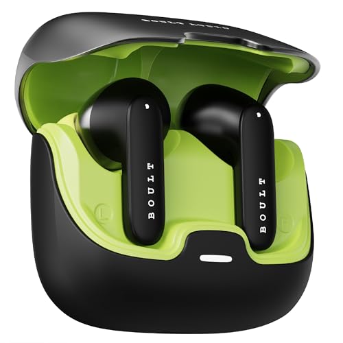 Boult Audio Z40 True Wireless in Ear Earbuds with 60H Playtime, Zen™ ENC Mic, Low Latency Gaming, Type-C Fast Charging, Made in India, 10mm Rich Bass Drivers, IPX5, Bluetooth 5.3 Ear Buds TWS (Black) (B0D9KJQQJP) Amazon Price History, Amazon Price Tracker