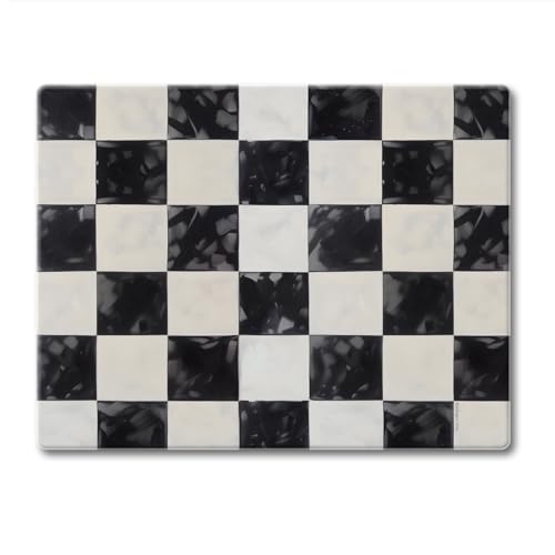 Tabla para cortar rectangular de vidrio templado 10 x 8 pulgadas miniatura 1