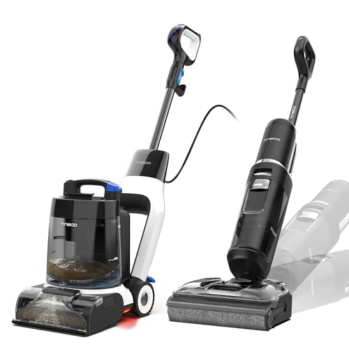 Image of Tineco Floor ONE S7 Stretch Ultra Cordless Wet Dry Vacuum Cleaner + Carpet ONE Cruiser Smart Carpet Cleaner, 185℉ Flashdry Self-Cleaning Vacuum Mop with 167℉ PowerDry Carpet Cleaner