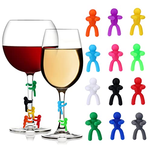 12 Piezas Identificador De Copas, Silicone Marcadores De Copas Multicolor Encantos De Copa De Vino Accesorios De Decoración De Copa De Vino Muñecas Pequeñas Gadgets De Reconocimiento De Copa De Vino 12 Piezas Identificador De Copas, Silicone Marcadores De Copas Multicolor Encantos De Copa De Vino Accesorios De Decoración De Copa De Vino Muñecas Pequeñas Gadgets De Reconocimiento De Copa De Vino