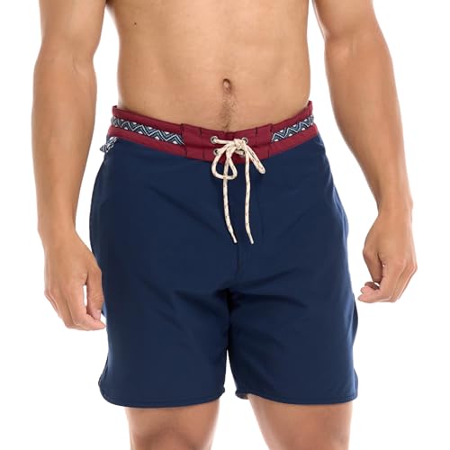Eidon Young Men's Standard Mix Tape 15 Inch Length Boardshort Swim Trunk