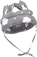 Vista 8 de Casco de seguridad para bebé, protección para la cabeza, de algodón, transpirable, ajustable, sin golpes, protector de cabeza para caminar y gatear
