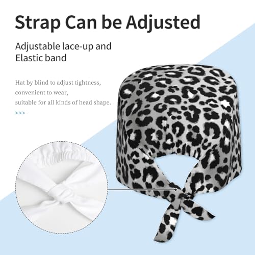 Image of Breathable Working Cap with Adjustable Sweatband Scrub Cap for Men /Women | Breathable Working Cap with Adjustable Sweatband Scrub Cap for Men /Women