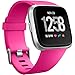Wepro Replacement Bands Compatible with Fitbit Versa SmartWatch and Versa 2 Smart Watchfor Women Men Small, Versa Lite SE Sports Watch Band, Rose Pink