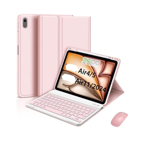 Étui clavier QWERTY iPad Pro 11 avec housse protection cuir noir