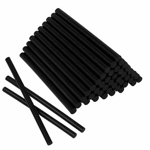 40 bâtons pour pistolet à colle chaude Ø11x200 mm – Noir, baton de colle, colle chaude, colle pistolet à colle, bâtons de colle chaude pour pistolet