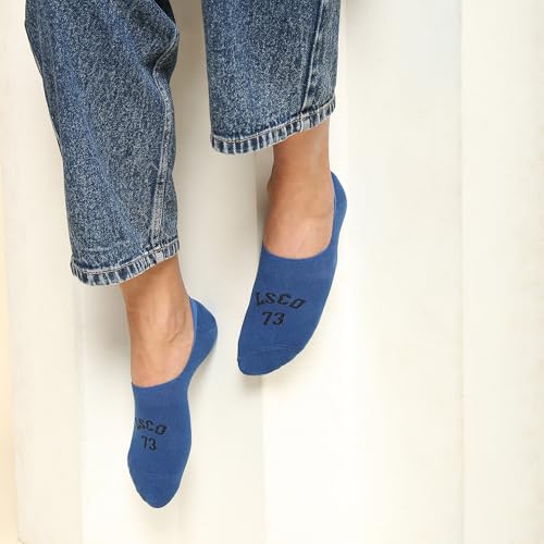 Image of Levi's Men's Cotton Stretch No Show Anti Slip Grip Socks (Pack of 3)