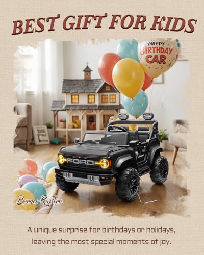 image for First Ride On 24V Ride on Toys for Big Kids, Licensed Ford Bronco Rapt