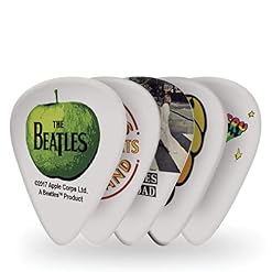 Planet Waves 1CWH4-10B3 Beatles Pack de 10 Médiators Moyen Albums - Les Beatles, Paul McCartney, John Lennon, RIngo Starr, George Harrison