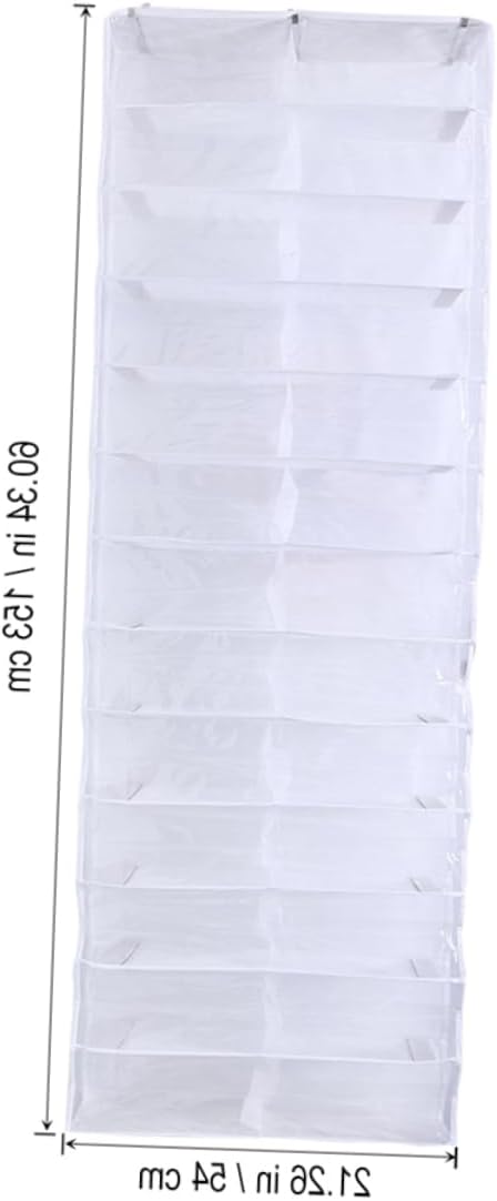 2pcs Door Shoe Storage Bag Hanging Organizer for Closet Easy Mounting Storage Space Saver