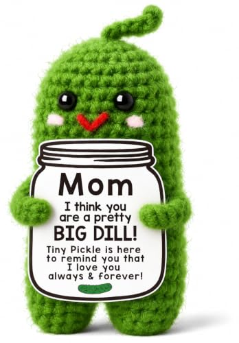 Gifts for Mom Mom Birthday Gift Ideas Mother in Law Handmade Crochet Pickle