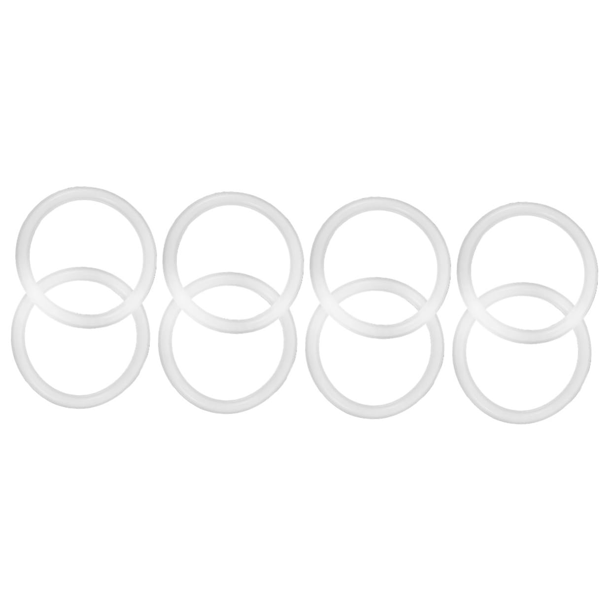 MAGICLULU 4 Set Accessori Per Macchine Da Gelato Parti Della Gelatiera Anelli Di Tenuta Di Ricambio Anello Di Tenuta Della Macchina Del Gelato Gel Di Silice Bianca 2 Pezzi * 4