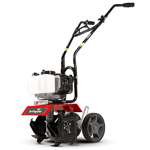 Earthquake 31635 MC33 Mini Tiller Cultivator, Powerful 33cc 2Cycle