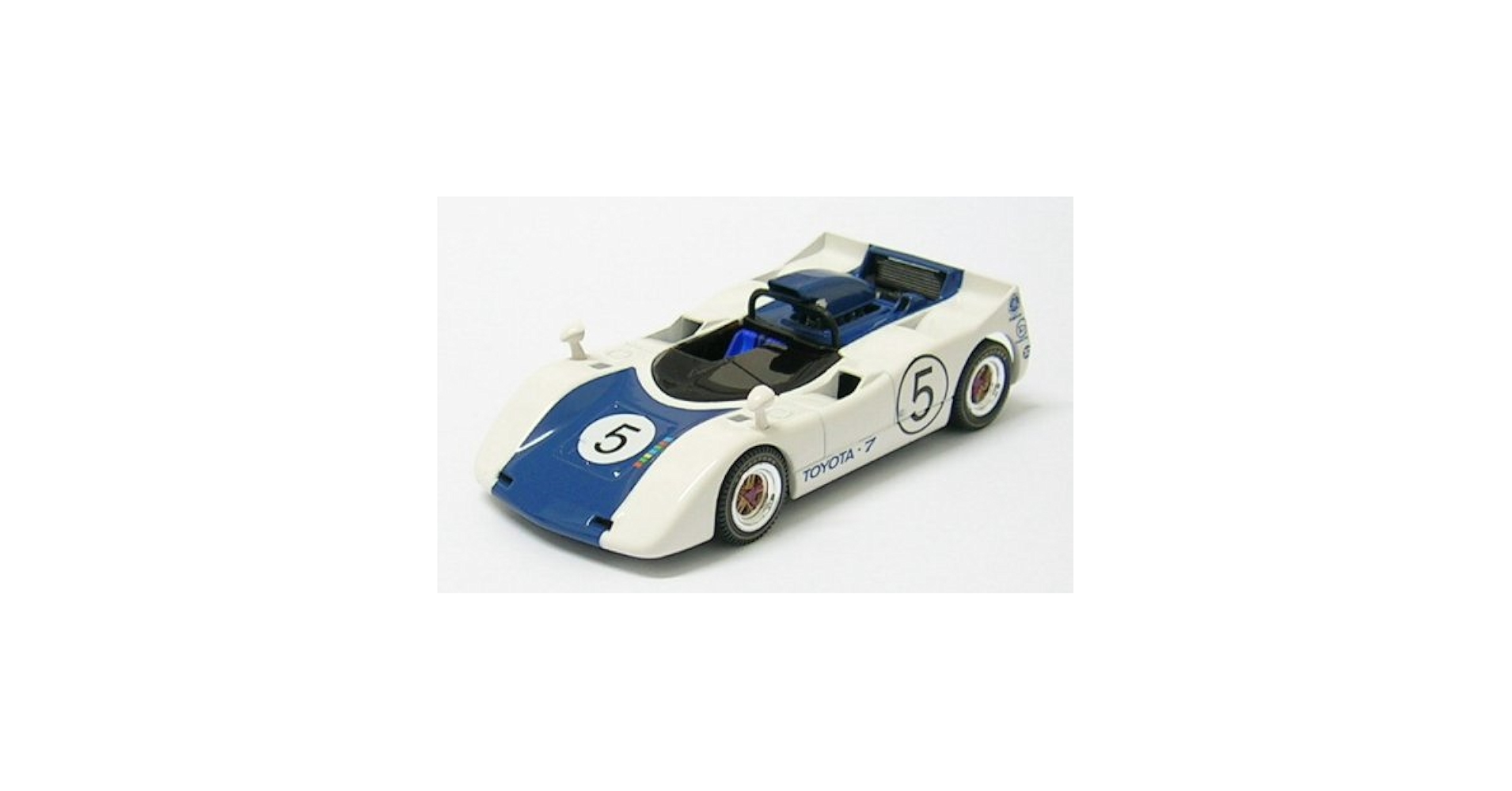 Amazon.co.jp: EBBRO 1/43 Toyota 7 Japan GP 1969 No5 White/D