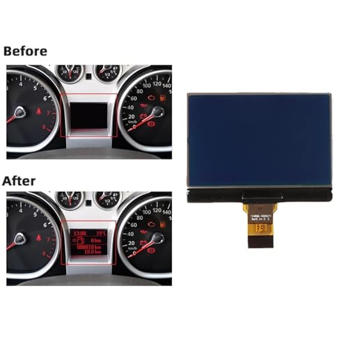 Pantalla LCD de salpicadero para reparar velocímetro Ford Kuga y Focus 2006-2012 3