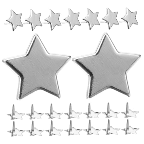 HOODANCOS DIY Paper Crafts Brads 100pcs Large Metal Fasteners for Scrapbook Photo Album Decorative