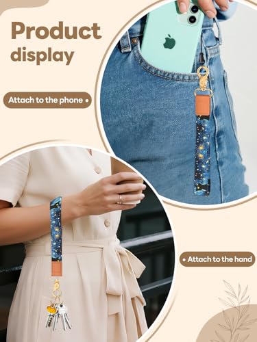Image of Wristlet Keychain for Women and Men, Key Chain Holder, Wrist Lanyard for Keys