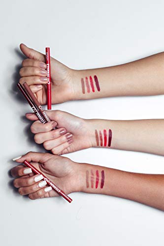 Eternal-Automatic-Twist-Up-Water-Resistant-Lip-Liner--Easy-Glide-on-Long-Lasting-and-Non-Smudge-Retractable-Lip-Pencil-with-Pigments-and-Professional-Creamy-Matte-Finish-Wine Eternal Automatic Twist Up Water Resistant Lip Liner – Easy Glide-on, Long Lasting and Non-Smudge Retractable Lip Pencil with Strong Pigments and Professional Creamy Matte Finish (Wine)