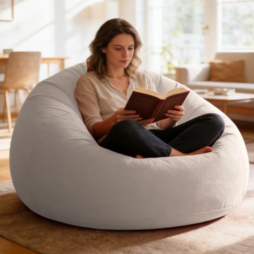 Zinueen Aufblasbares Sofa & Sessel, Sitzsack aufblasbar – Komfortables Klappsofa für Wohnzimmer, Camping & Garten, Schnell Aufblasbar & Waschbar, Einzelsessel für Entspannung & Freizeit