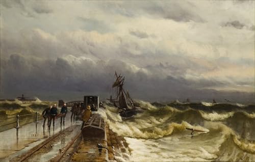 Art Tableau Épave de la Barque en impression d'art haute définition