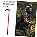 Baluue Portable Walking Stick for Seniors Lightweight Nonskid Mountaineering Cane Grip Height for Hiking and Daily Use