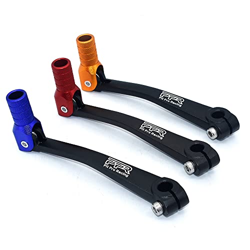Image of CNC Aluminum Motorcycle Gear Shifter Lever, Foldable Gear Shift Lever Fits for 50cc 110cc 250cc Dirt Pit Monkey Bike Motorcycle ATV Quad Accessories Parts (Black&Blue)