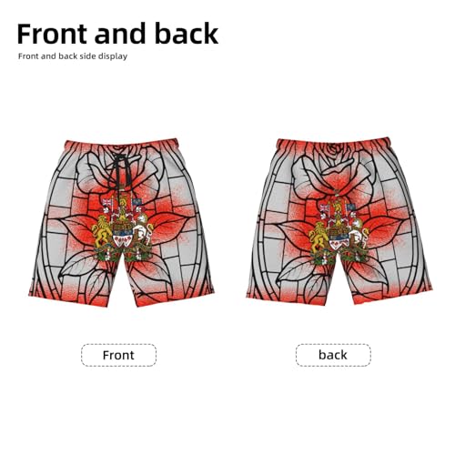 Men's Cape Verde National Emblem Swim Trunks Quick Dry for Swimming, Beach Bathing Durable Men's Swimming Shorts2