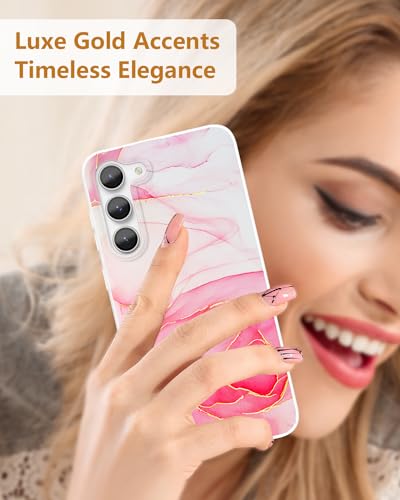 Coque magnétique Samsung S23 Plus SCORPIFY fine robuste marbre chic