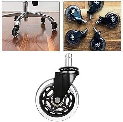 Office Chair Wheels, 1pc Office Chair Caster Wheels Replacement 3 Inch Swivel Furniture Hardwa M10