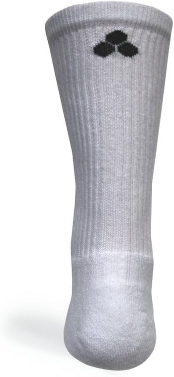 Fitsok CF2 Crew Sock, 2-Pack (White, Small)
