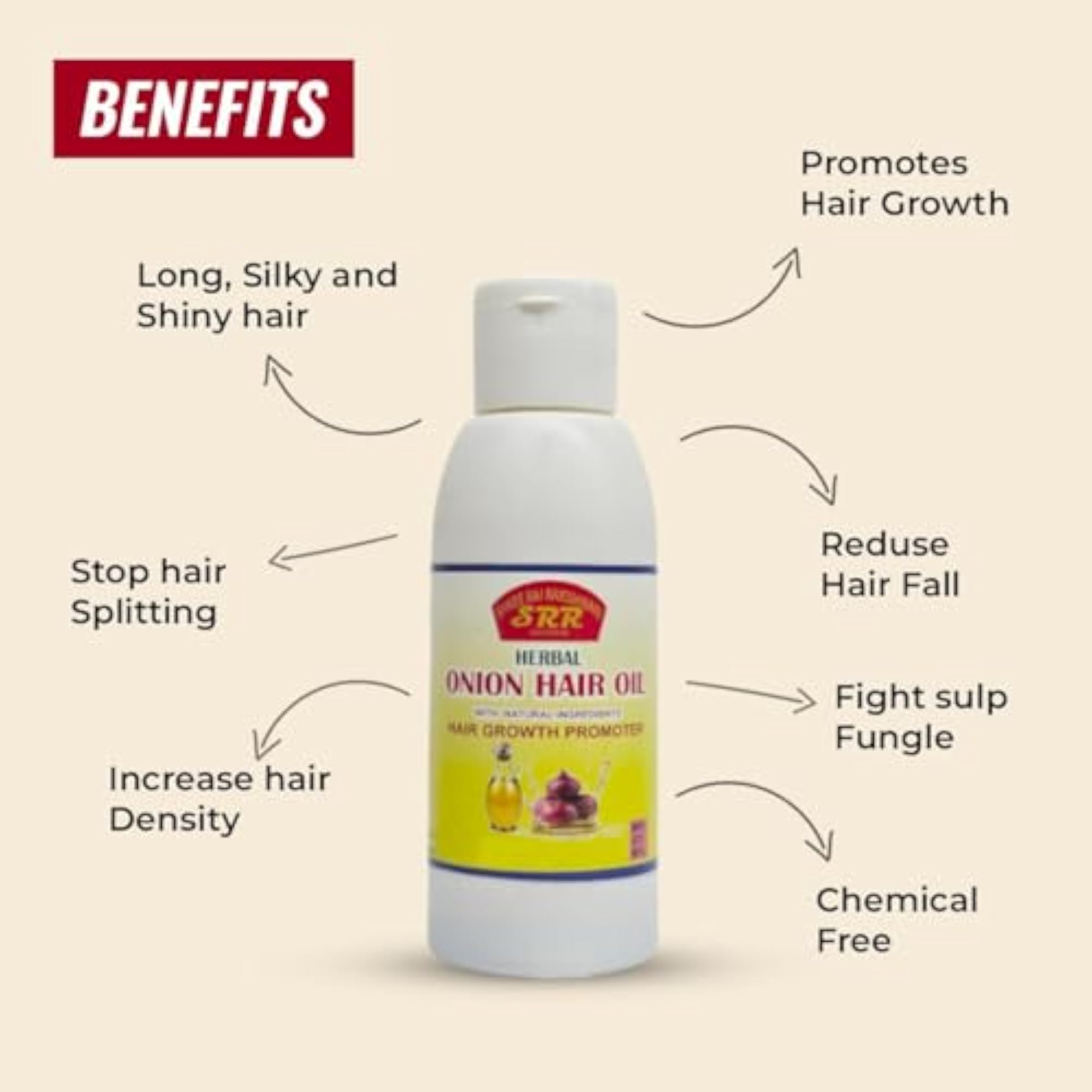Herbal Hair Pack and Onion Hair Oil Combo