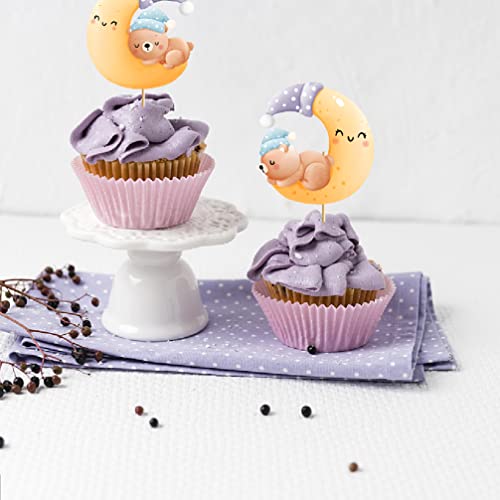 Houhounb 'It's A Boy' Tortendeko – 9-teiliges Set In Blau, Karton, Für Babyparty & Gender Reveal