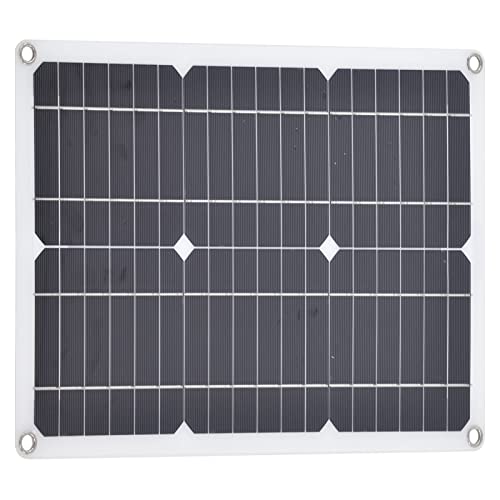 Panel solar portatil de 20W con USB dual y cargador solar monocristalino 42 x 28 cm