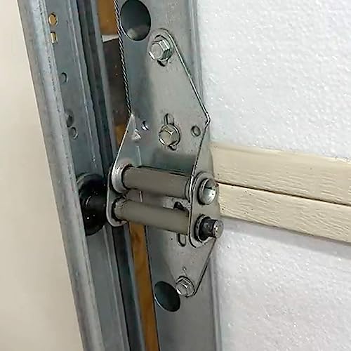 2 Packs Garage Door Hinges #2 with Galvanized Finish - Heavy Duty 14 Gauge Steel, Suitable for Residential/Light Commercial Garage Door Replacement - Thumbnail 4