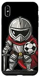 Cool Knight with soccer