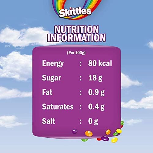 Skittles Bite-Size Fruit Candies, Wild Berry, 33.6Gram