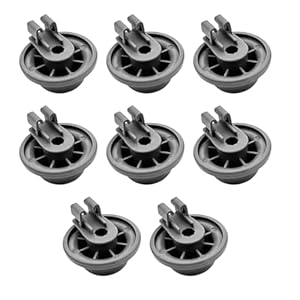 8er Spülmaschine Rollen Spülmaschine Ersatzteile Universal Unterkorb Korbrollen Set Universal Korbrollen für Viele Gängige Bosch Siemens Geschirrspüler