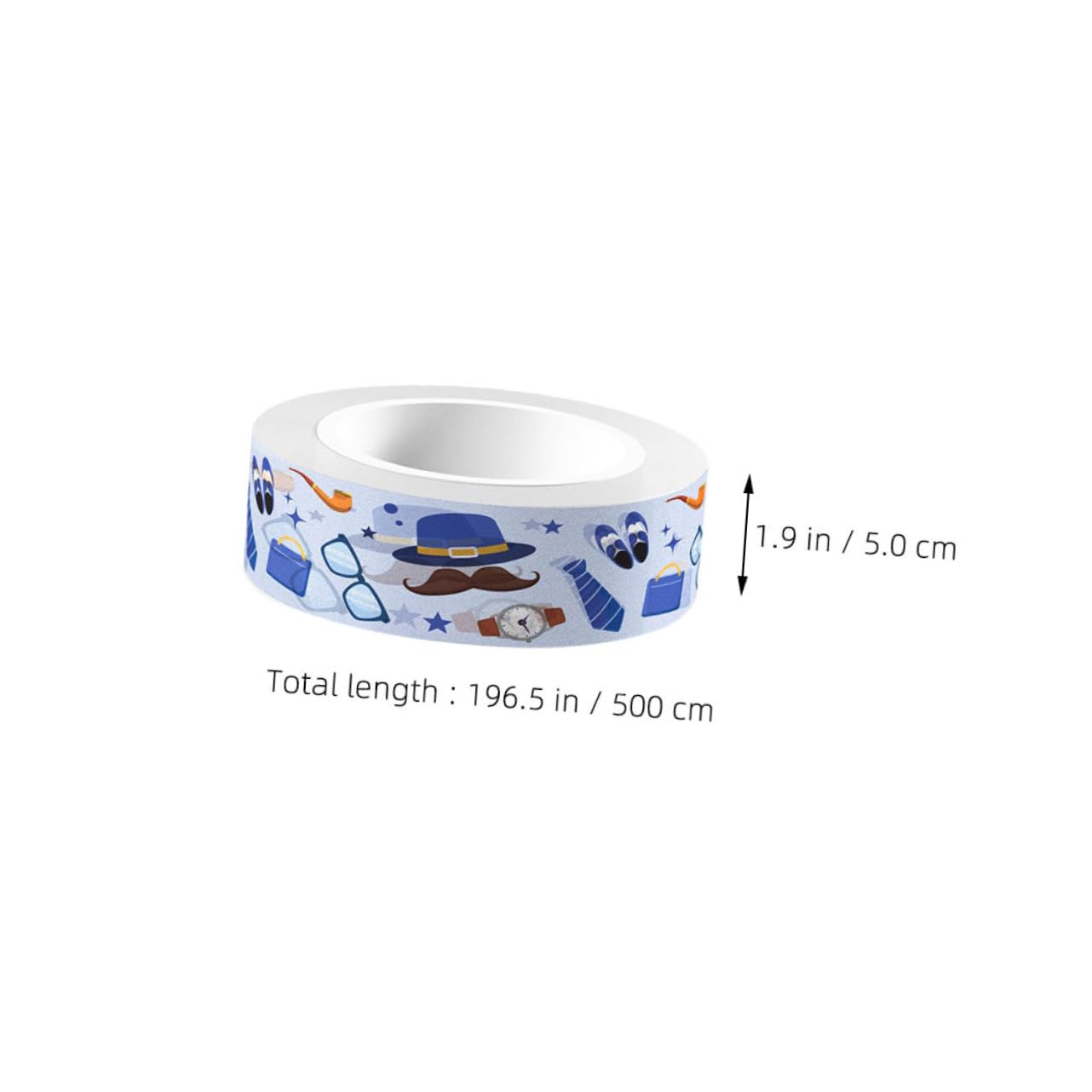 Sewroro 48rollen Transparentes Washi Tape Für Basteln Und Scrapbooking Dekorative Klebebänder Für Journale Und Handarbeiten Für Vaterstag