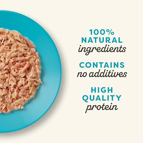 Applaws 100% Natural Tuna Fillet Wet Cat Food In Broth For Adult Cats - 24 x 156g Tins