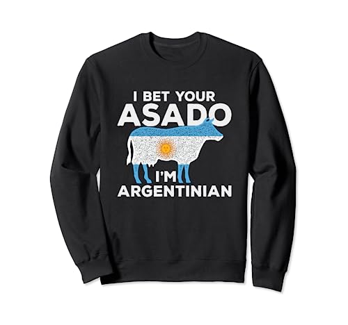 You Bet Your Asado I'm Argentinian Funny BBQ Beef diseño Sudadera