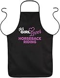 Cowgirl Sprüche / Motiv Schürze - Top Geschenkidee für jeden Pferdebesitzer !!
