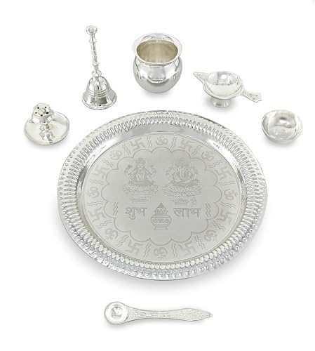 Pooja Thali Set para casa y oficina que transforma la energía de sus altares 4