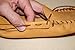 Realeather Adult Moccasin Leathercraft Kit, 10-11, Golden Tan