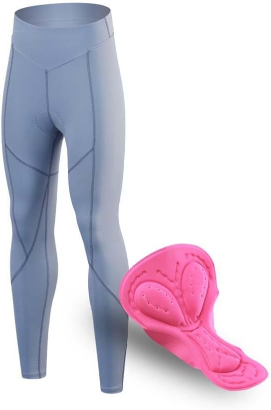 Women's Cycling Pants 3D Padded Compression Tight, Long Bike Bicycle Pants Trousers Leggings