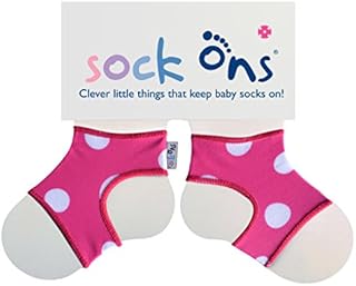 Sock Ons Clever Little Things That Keep Baby Baby Pink - 0-6 Months