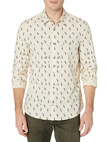 Desigual Cam_Roz Camicia, Bianco, S Uomo