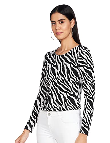 Image of Max Women Printed Regular Fit T-Shirt